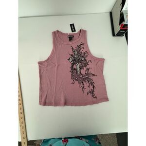 Hot topic 2X ribbed cotton tank